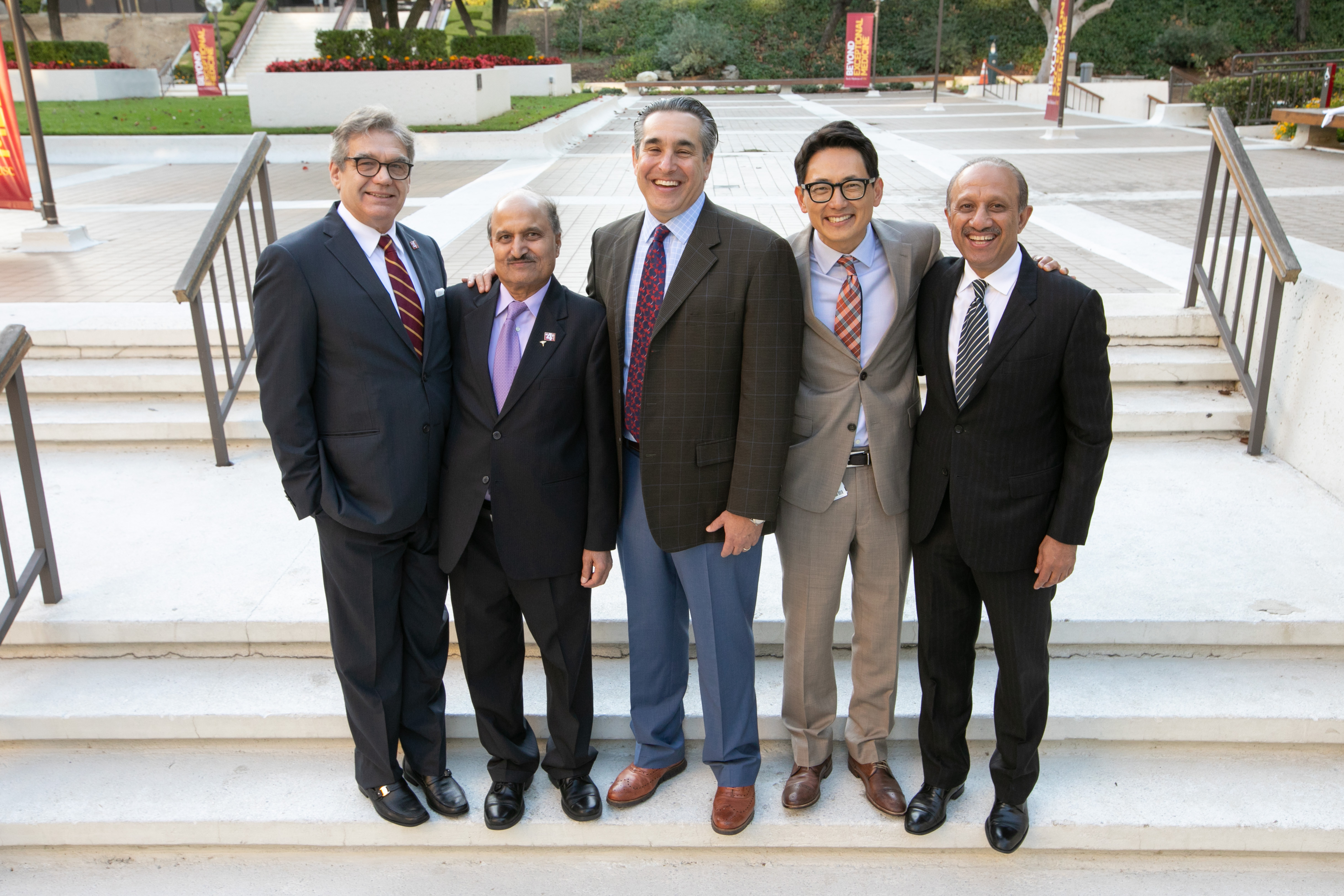 From left to right: Dr. Fuchs, Dr. Bhardwaj, Dr. Ginsberg, Dr. Gill, and Dr. Park