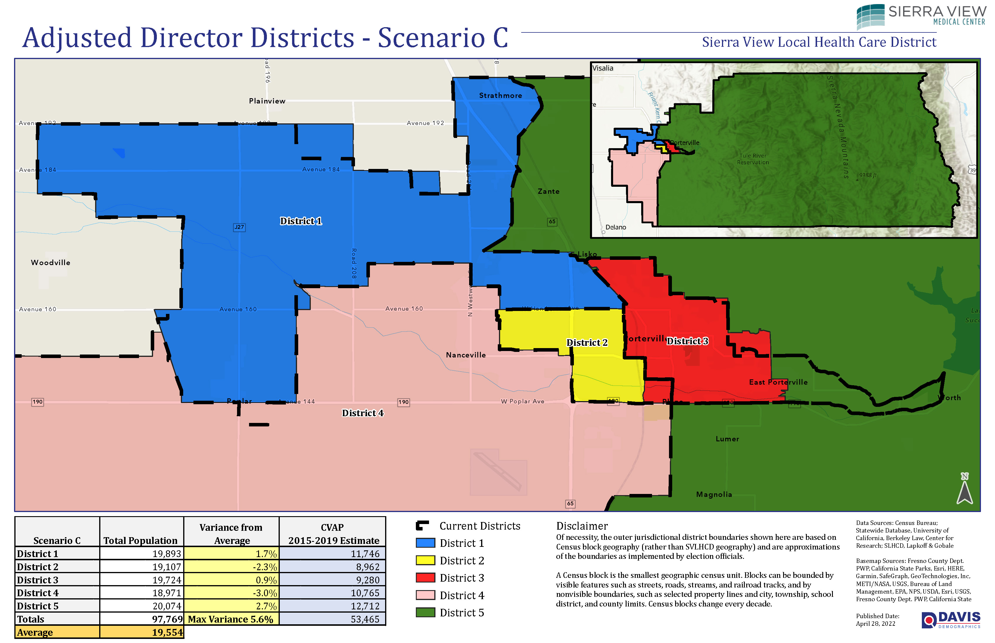 New Zones. New Map. Sierra View Local Healthcare District Seeking