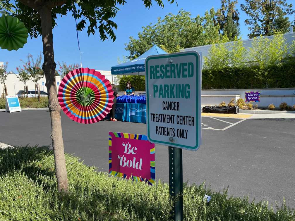Decor and signage for cancer survivor event 